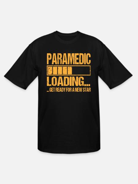 Paramedic Loading Paramedic Gift - Men's Tall T-Shirt - black