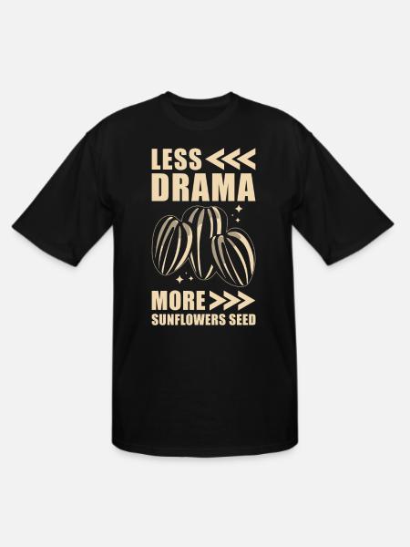 Sunflower Seeds - Men's Tall T-Shirt - black