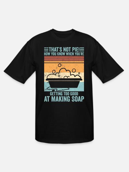 Soap Making Soap Maker - Men's Tall T-Shirt - black