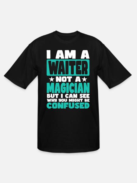 Waiter - Men's Tall T-Shirt - black