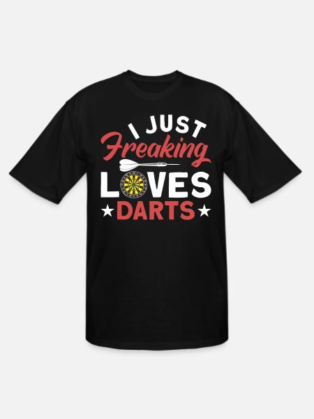Darts Dart Player - Men's Tall T-Shirt - black