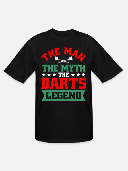 Darts Dart Player - Men's Tall T-Shirt - black