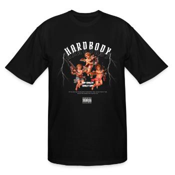 Strapped Angel Babies - Men's Tall T-Shirt - black - Front - Brady (186cm)