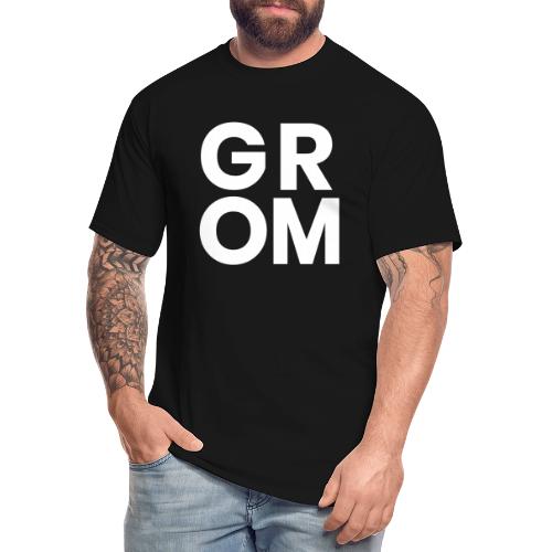 Grommr Cube (White) - Men's Tall T-Shirt