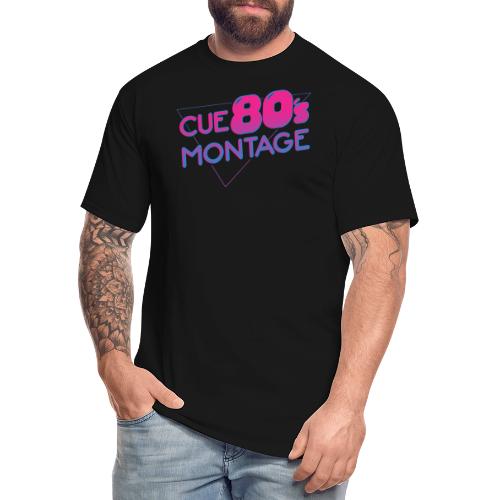 Cue 80's Montage - Men's Tall T-Shirt