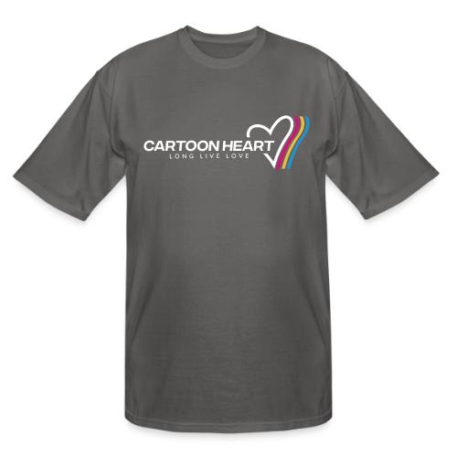 Cartoon Heart Logo Range - Men's Tall T-Shirt