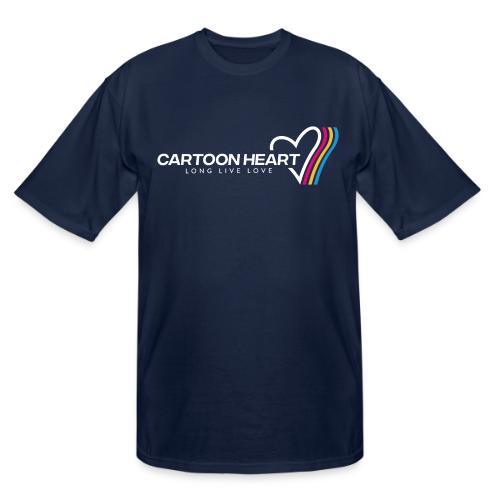 Cartoon Heart Logo Range - Men's Tall T-Shirt