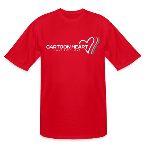 Cartoon Heart Logo Range - Men's Tall T-Shirt