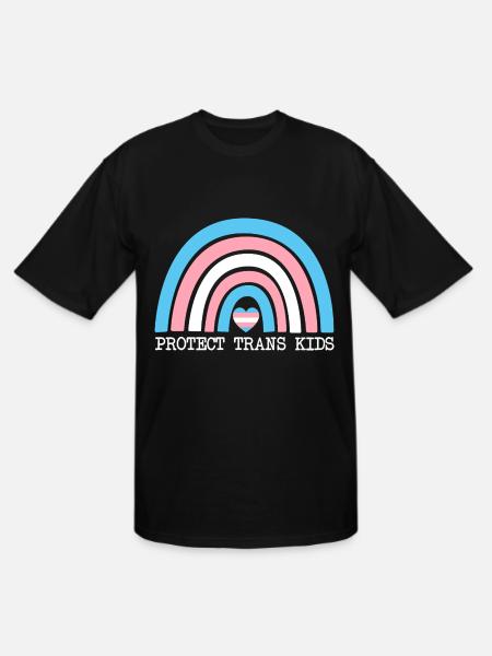 Protect Trans Kids - Men's Tall T-Shirt - black
