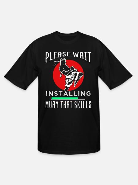 Muay Thai - Men's Tall T-Shirt - black