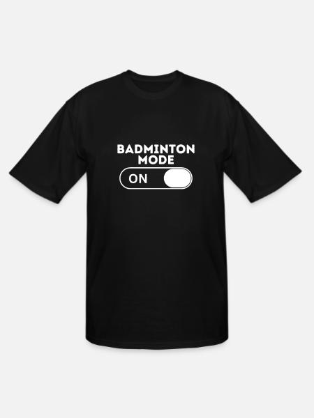 Badminton Mode - Men's Tall T-Shirt - black
