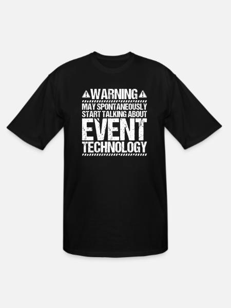 Event Technician Event Technology - Men's Tall T-Shirt - black
