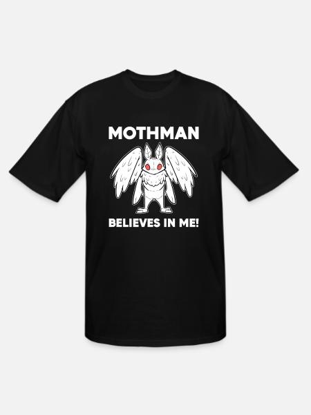 Mothman Believes In Me - Men's Tall T-Shirt - black