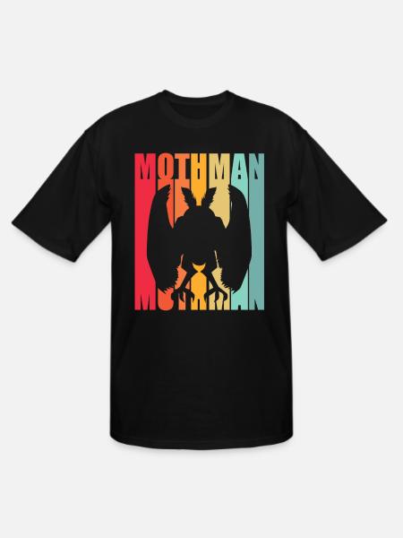 Retro Mothman - Men's Tall T-Shirt - black