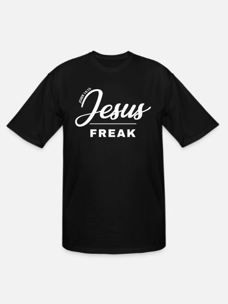 JESUS FREAK - Men's Tall T-Shirt - black