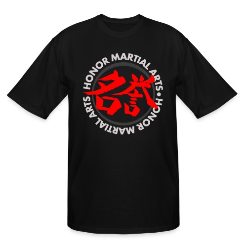 Honor Martial Arts Kanji Design Light Shirts - Men's Tall T-Shirt