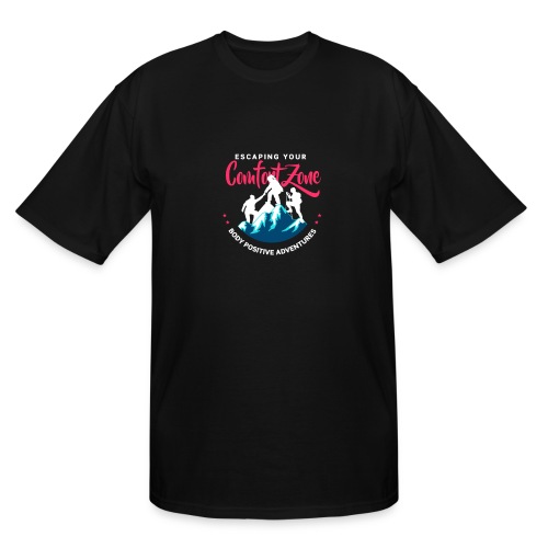 Escaping Your Comfort Zone Logo - Men's Tall T-Shirt