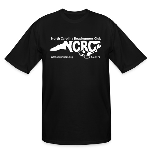 NCRC White Logo1 - Men's Tall T-Shirt