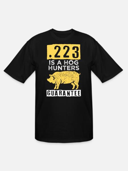 Hog Hunting, boar hunter - Men's Tall T-Shirt - black