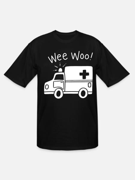 Paramedic Ambulance - Men's Tall T-Shirt - black