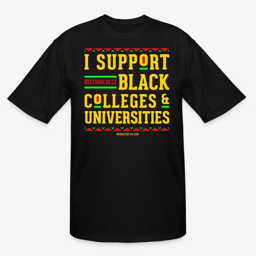 I Support HBCUs - Men's Tall T-Shirt