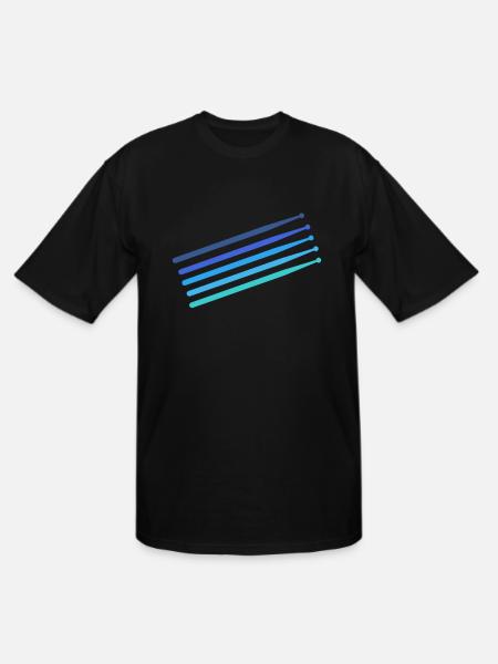 Drumsticks - Men's Tall T-Shirt - black