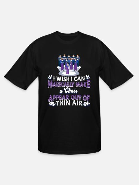Choir Singing - Men's Tall T-Shirt - black