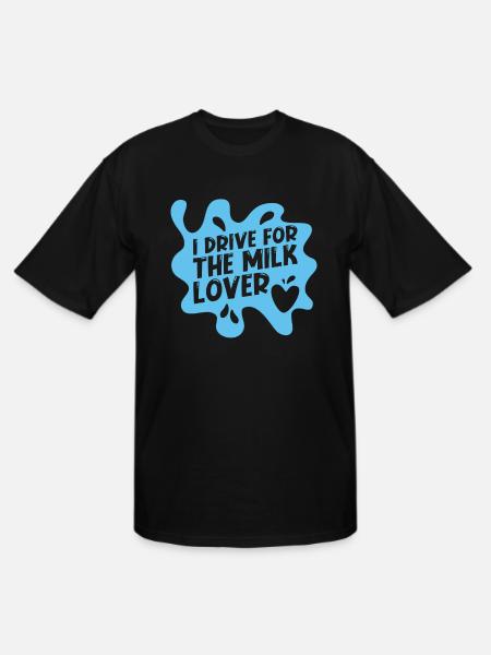 Milk Milkman Milk Truck - Men's Tall T-Shirt - black