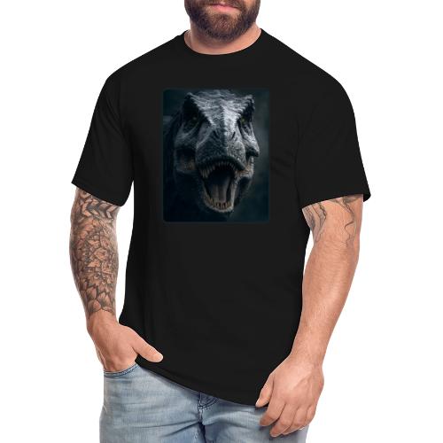 T Rex Cinematic Close-Up Design - Men's Tall T-Shirt