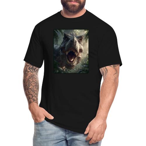 T Rex Jungle Roar Design - Men's Tall T-Shirt