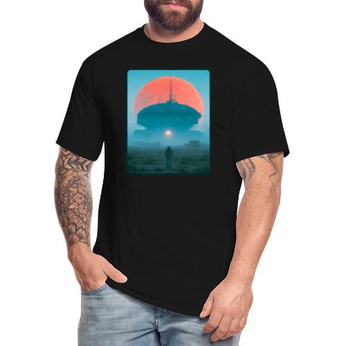 Astronaut Alien Outpost Design - Men's Tall T-Shirt