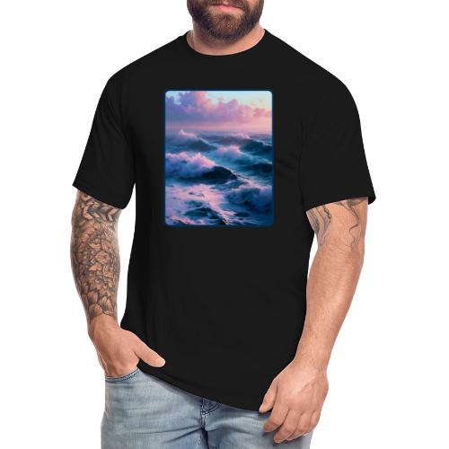 Dreamy Pastel Ocean Sunset Art - Men's Tall T-Shirt