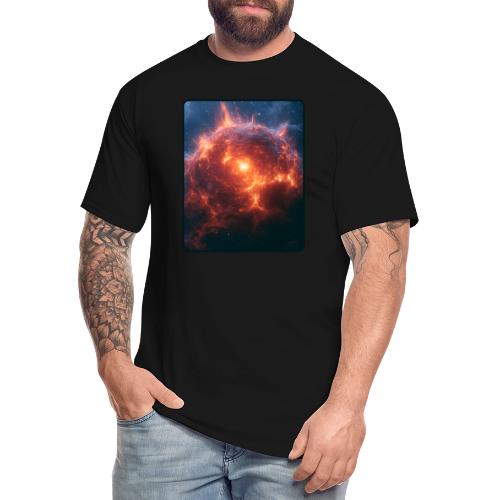 Exploding Supernova Space Art - Men's Tall T-Shirt