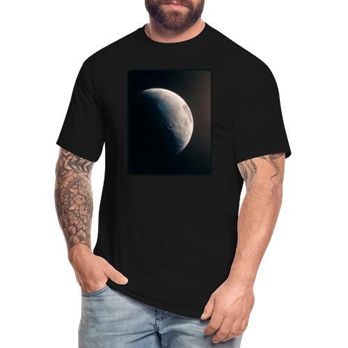 Crescent Moon Celestial Artwork - Men's Tall T-Shirt