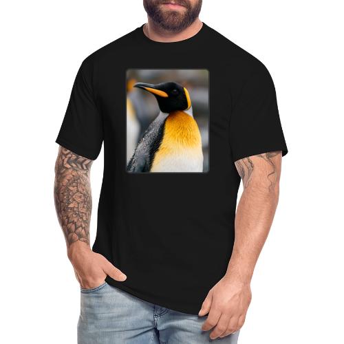 King Penguin Portrait Design - Men's Tall T-Shirt