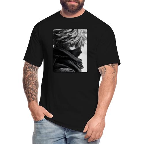 Battle-Worn Ninja Portrait - Men's Tall T-Shirt