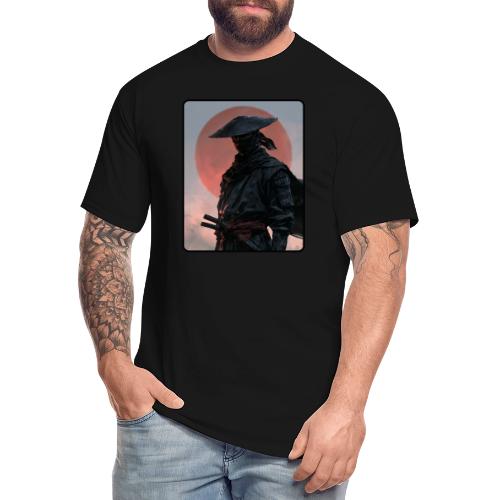 Ninja Warrior Under the Red Sun - Men's Tall T-Shirt