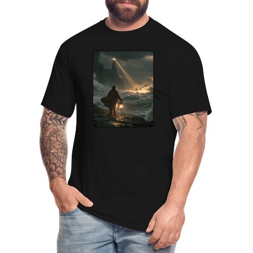 The Lone Lightkeeper's Beacon - Men's Tall T-Shirt