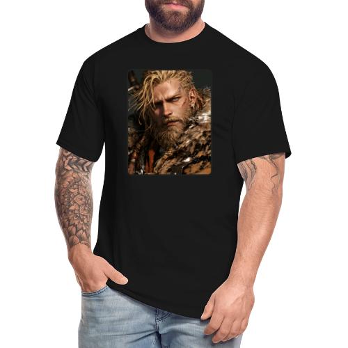 Battle-Scarred Viking Warrior - Men's Tall T-Shirt