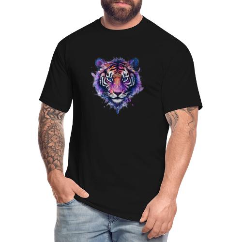 Mystic Violet Tiger - Men's Tall T-Shirt