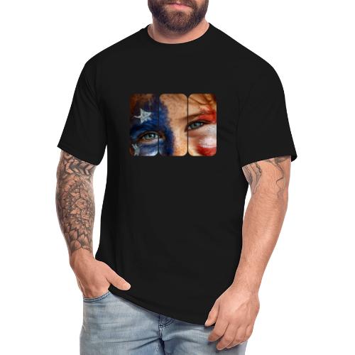 USA: Patriot Gaze - Men's Tall T-Shirt