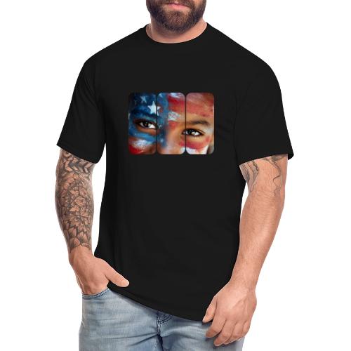 USA: Eyes of the Flag - Men's Tall T-Shirt