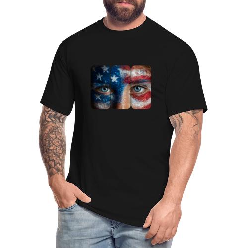USA: Stars in Her Eyes - Men's Tall T-Shirt