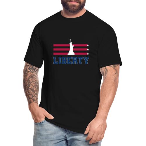USA: Stars of Liberty - Men's Tall T-Shirt