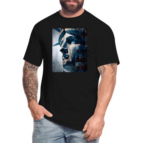 USA: Urban Liberty Triptych - Men's Tall T-Shirt