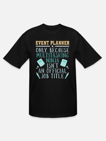 Event Planner - Men's Tall T-Shirt - black