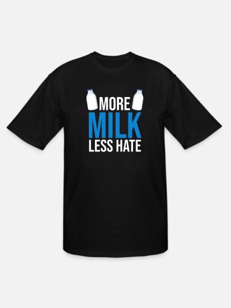 Milk - Men's Tall T-Shirt - black