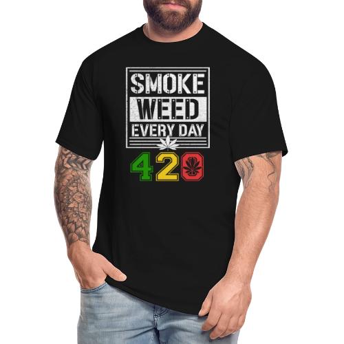 Hysterical 420 Everyday Smoker Weed Marijuana - Men's Tall T-Shirt