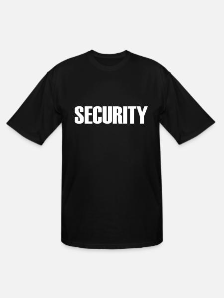 Security - Men's Tall T-Shirt - black