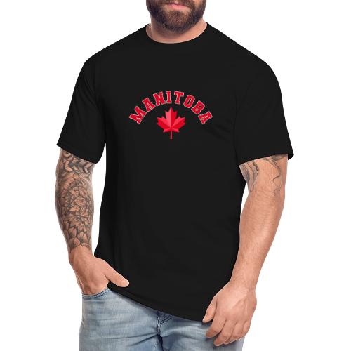 Manitoba with maple leaf - Men's Tall T-Shirt